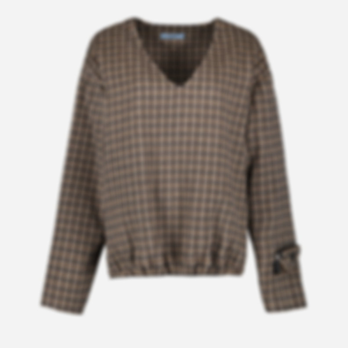 Checked Sweater