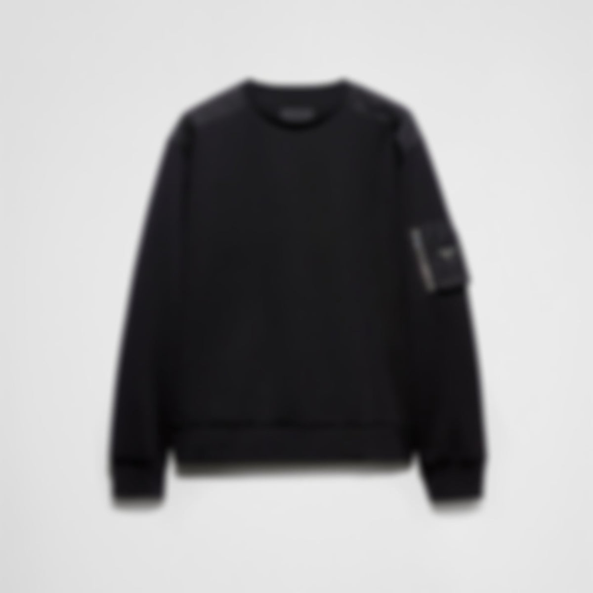 Re-Nylon Hybrid Sweatshirt