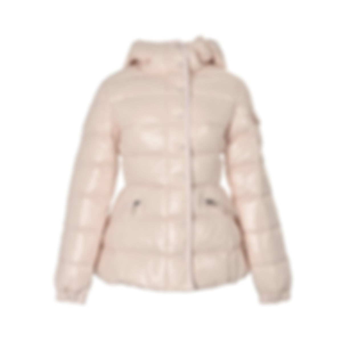 Glossy Hooded Puffer Jacket