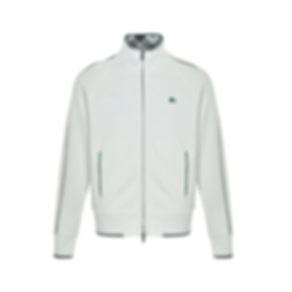 Equestrian Knight Embroidered Track Jacket - White/Green