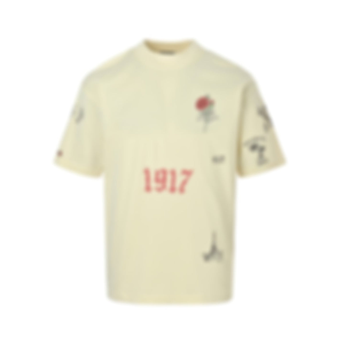 Tattoo Flash Graphic T-Shirt | Cream