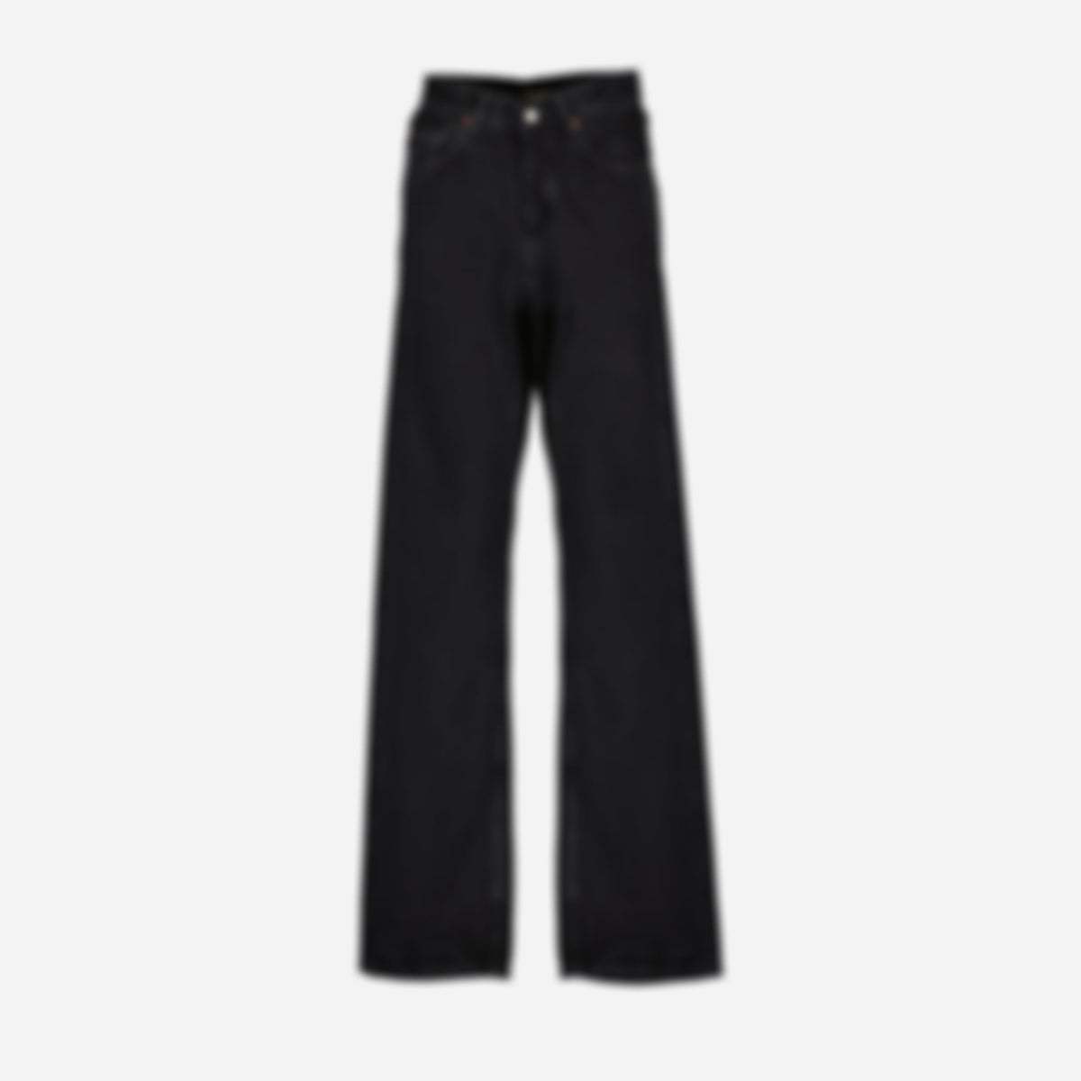 V-Waist Long Baggy Jeans