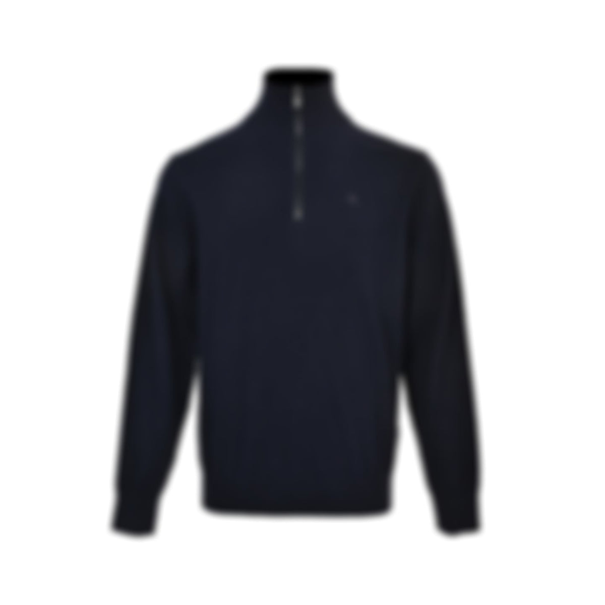 Equestrian Knight Quarter-Zip Knit Sweater