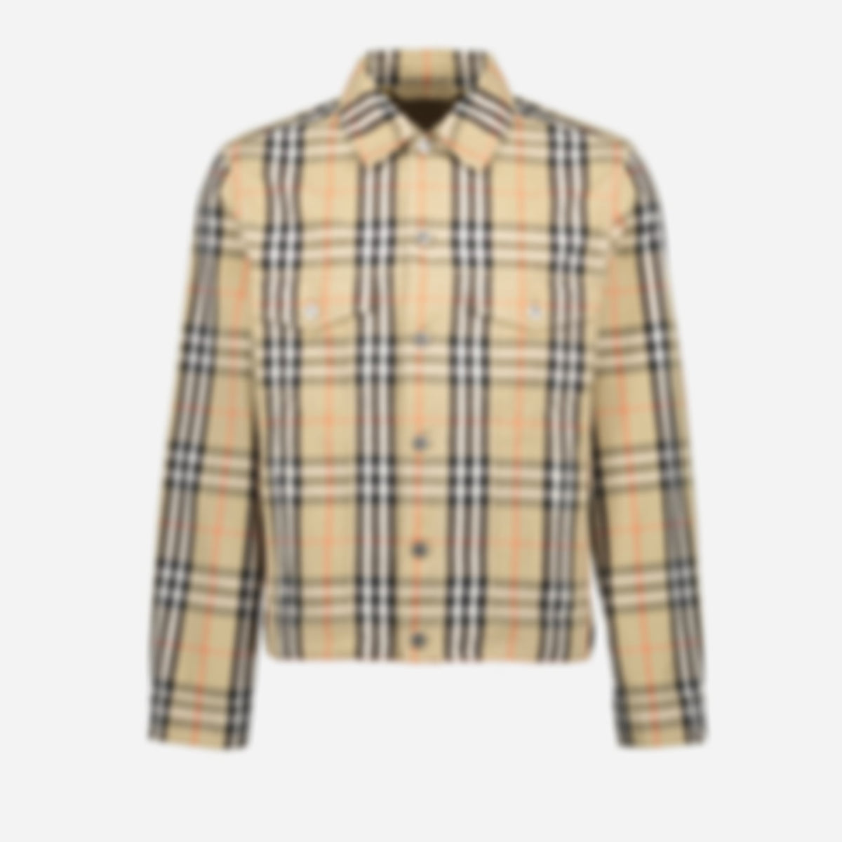 Plaid Denim Jacket