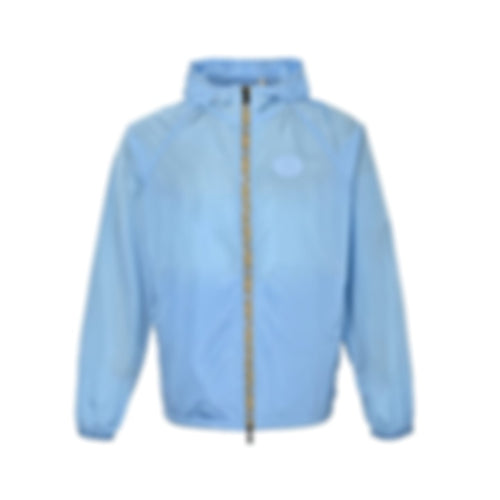 Vintage Check Trim Windbreaker | Light Blue