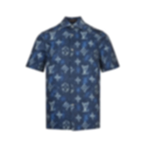 Monogram Ikat Silk Shirt