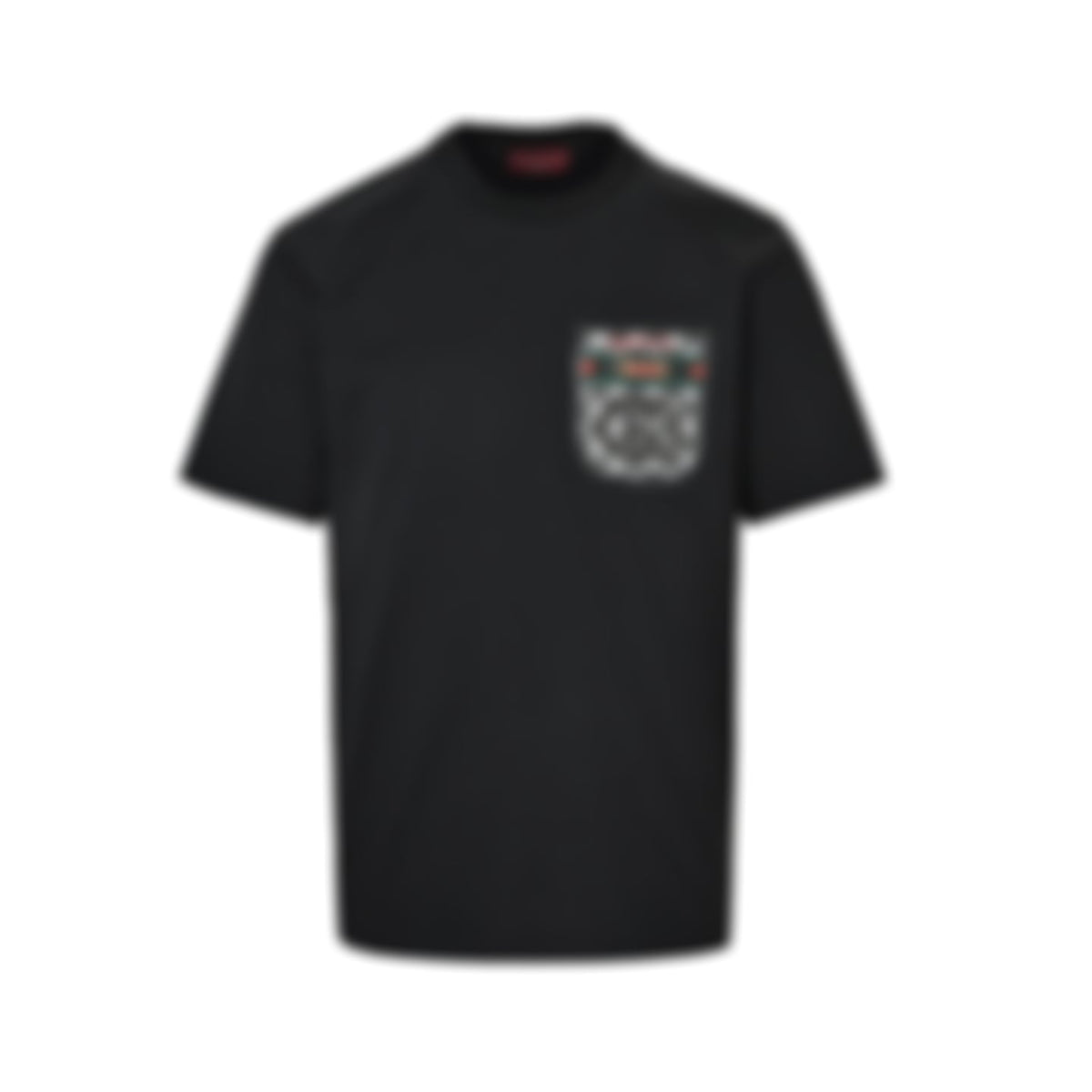 GG Canvas & Horsebit Pocket T-Shirt | Black