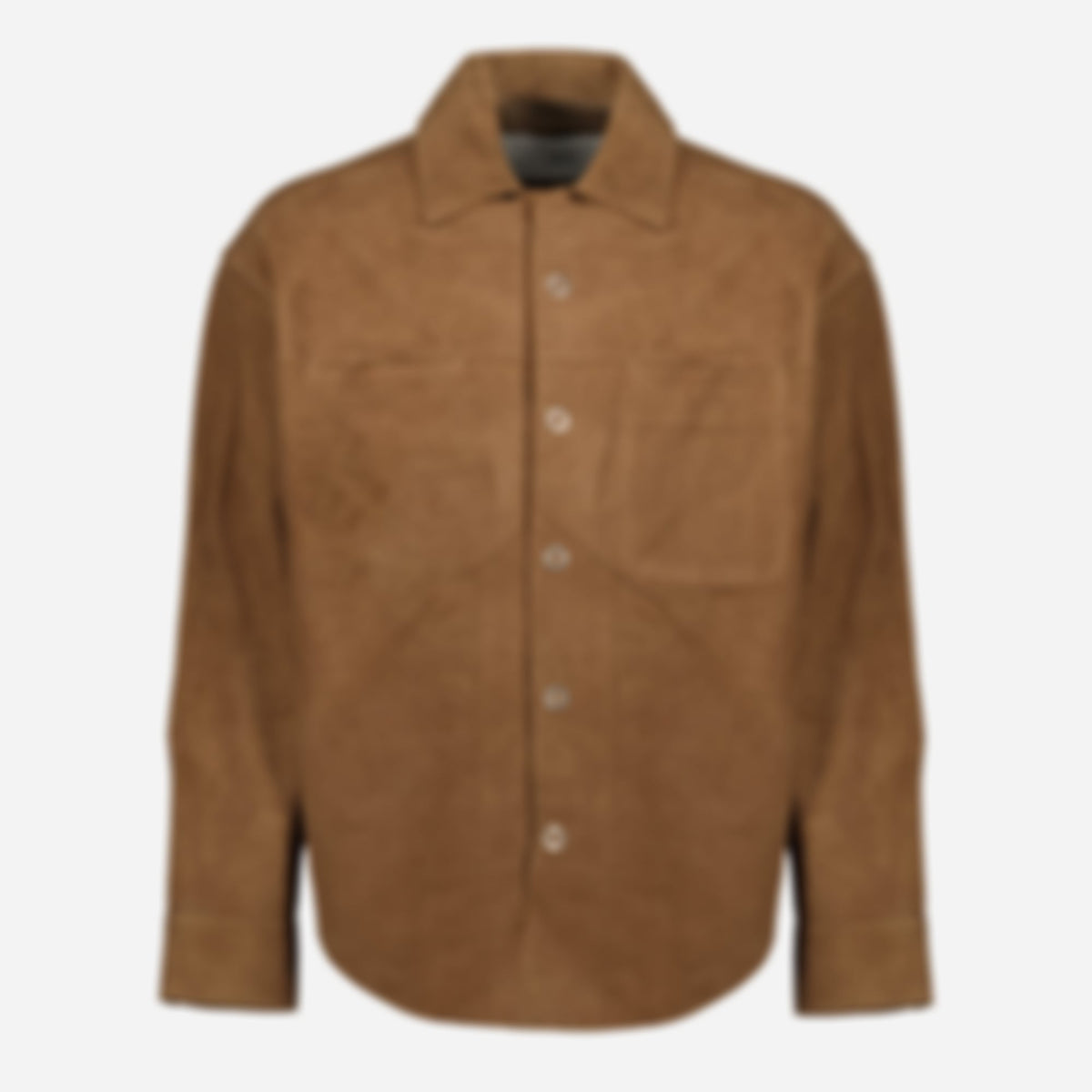 Leather Shirt Jacket