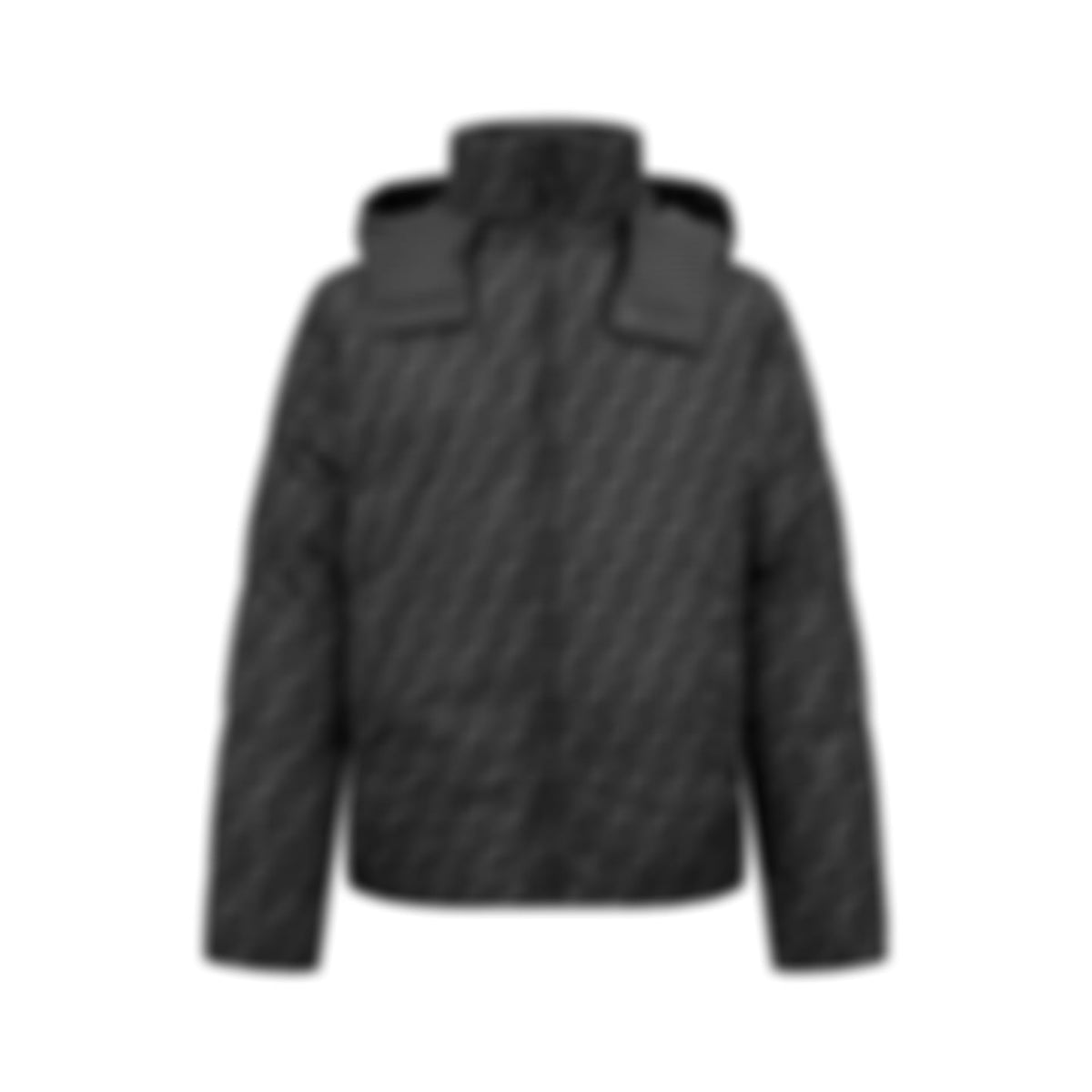 Reversible FF Monogram & Diagonal Stripe Puffer Jacket