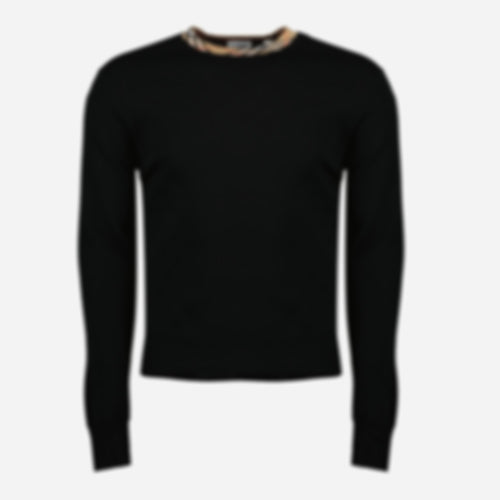 Check Wool Sweater