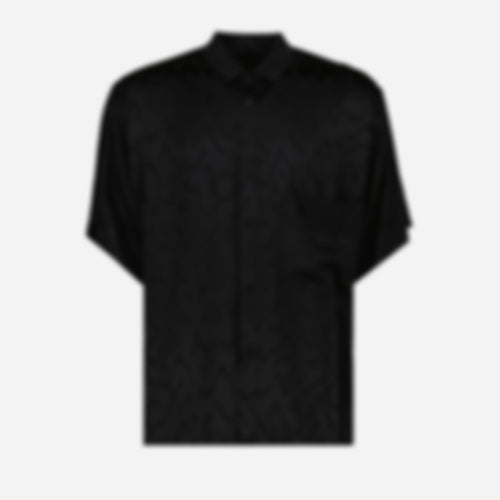 Oversized silk shirt