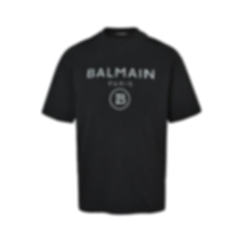 3D Silicone Logo T-Shirt - Black