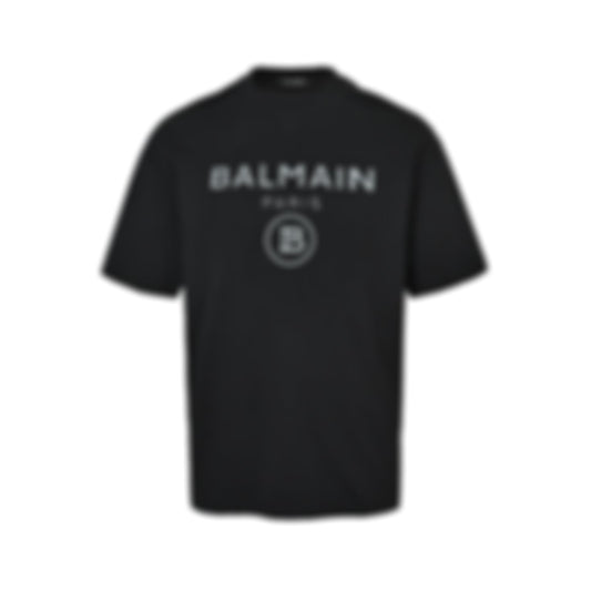 3D Silicone Logo T-Shirt - Black