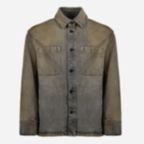 Gray Denim Shirt
