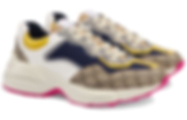 Rhyton Multi-Color GG Canvas Sneakers