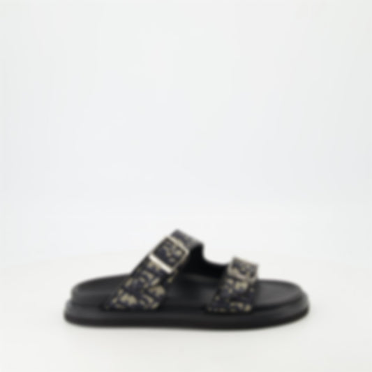 Aqua Oblique Sandals