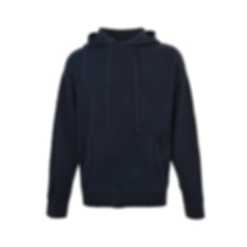 Monogram Toweling Hoodie - Navy