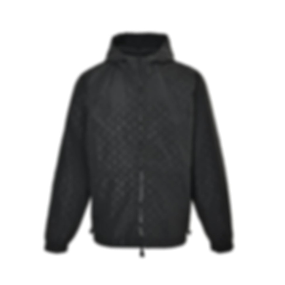 Reversible Shadow Monogram Windbreaker Black