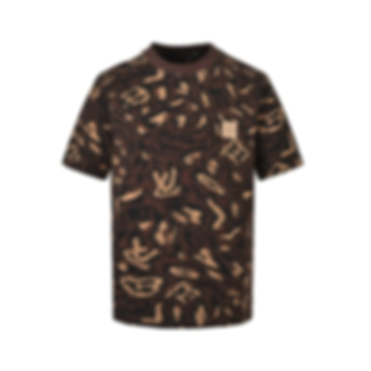 Abstract Monogram Jacquard T-Shirt