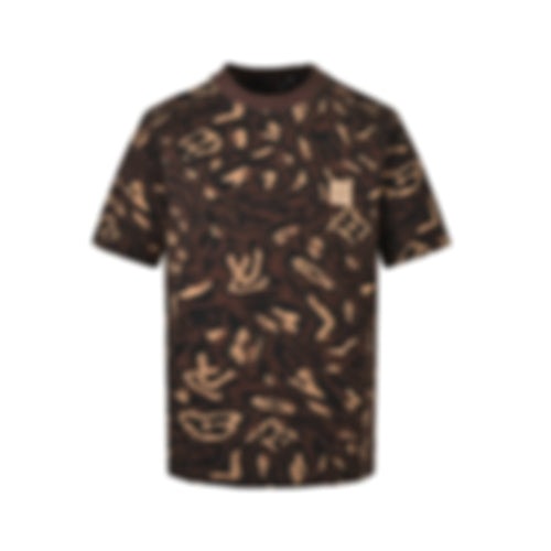 Abstract Monogram Jacquard T-Shirt