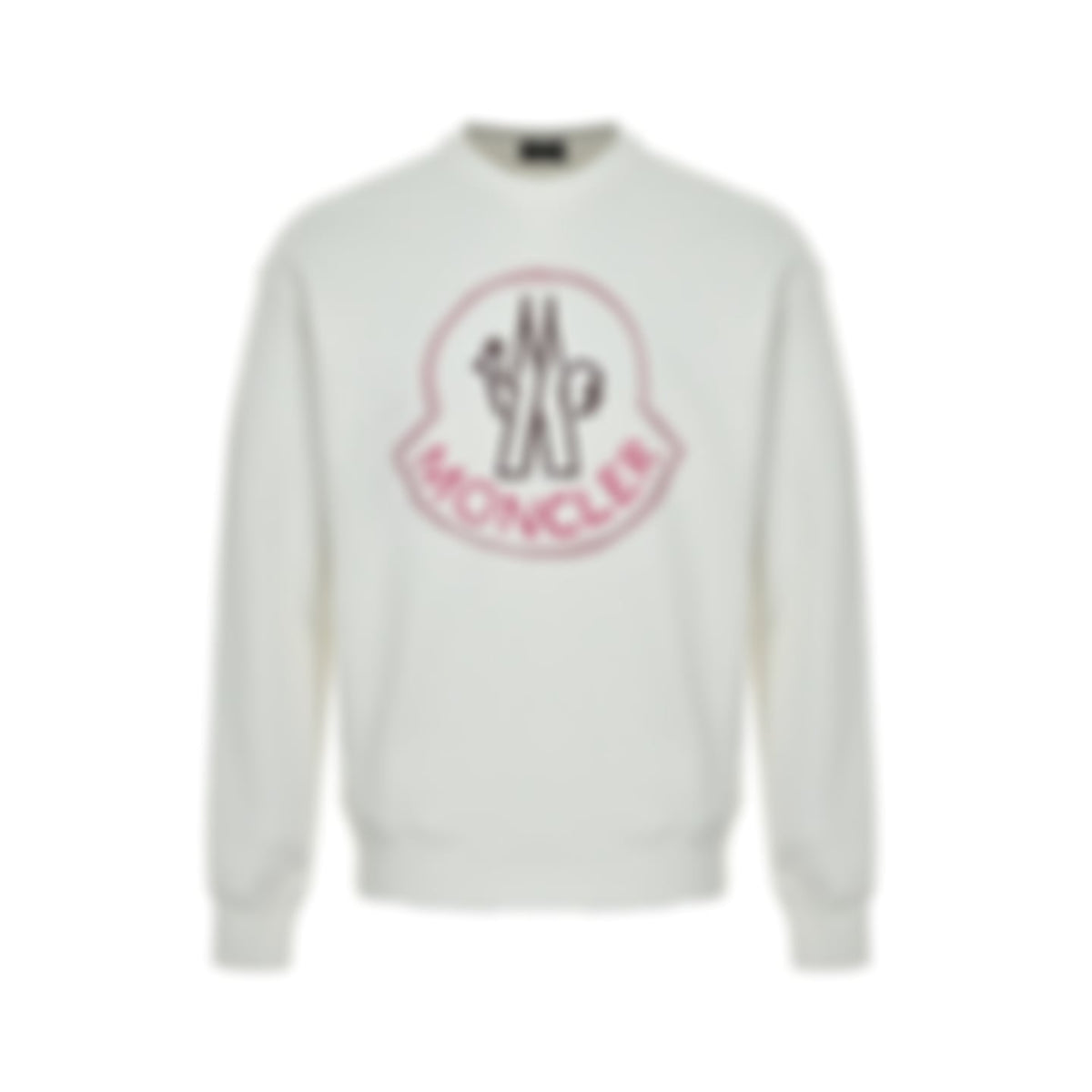 Sketch Logo Cotton Jersey Crewneck | White