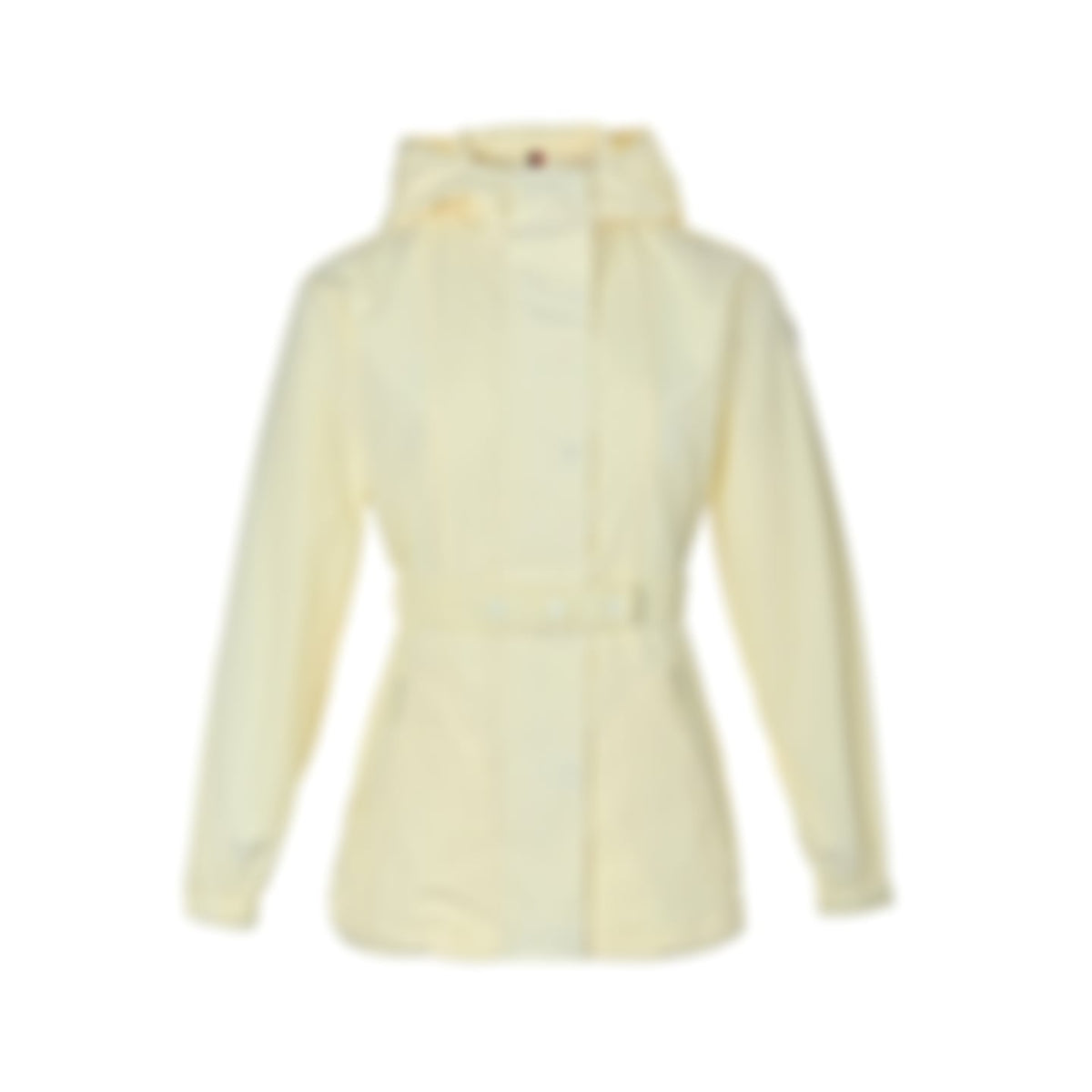 Cream Belted Windbreaker