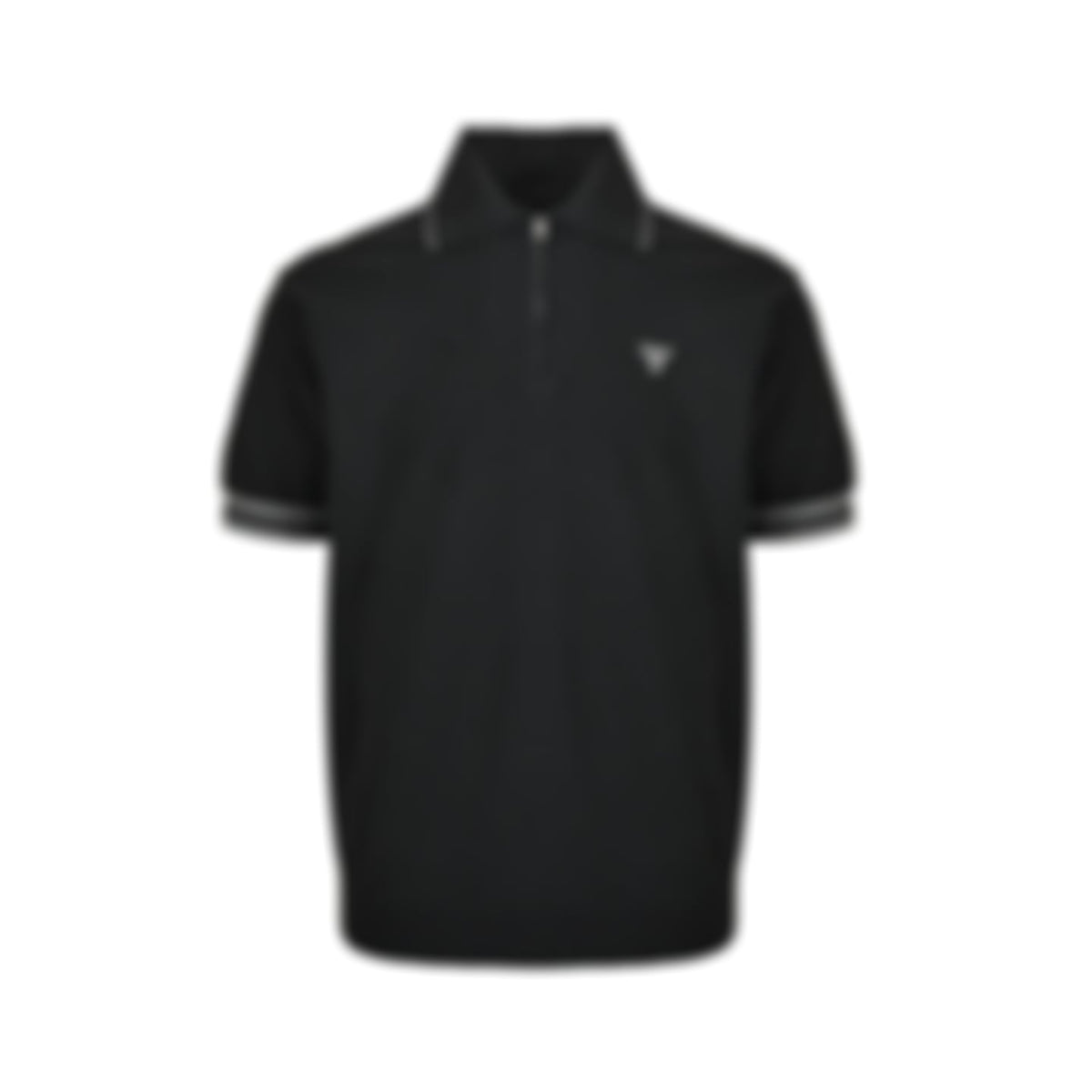 Half-Zip Logo Polo Shirt