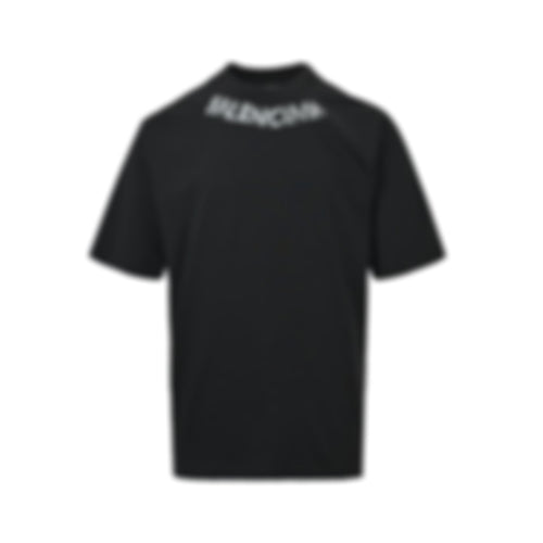 Distressed Collar Logo T-Shirt