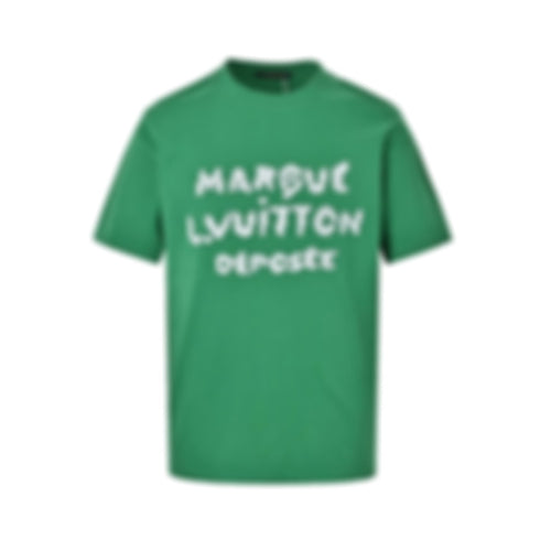 Textured Heritage Logo T-Shirt | Green