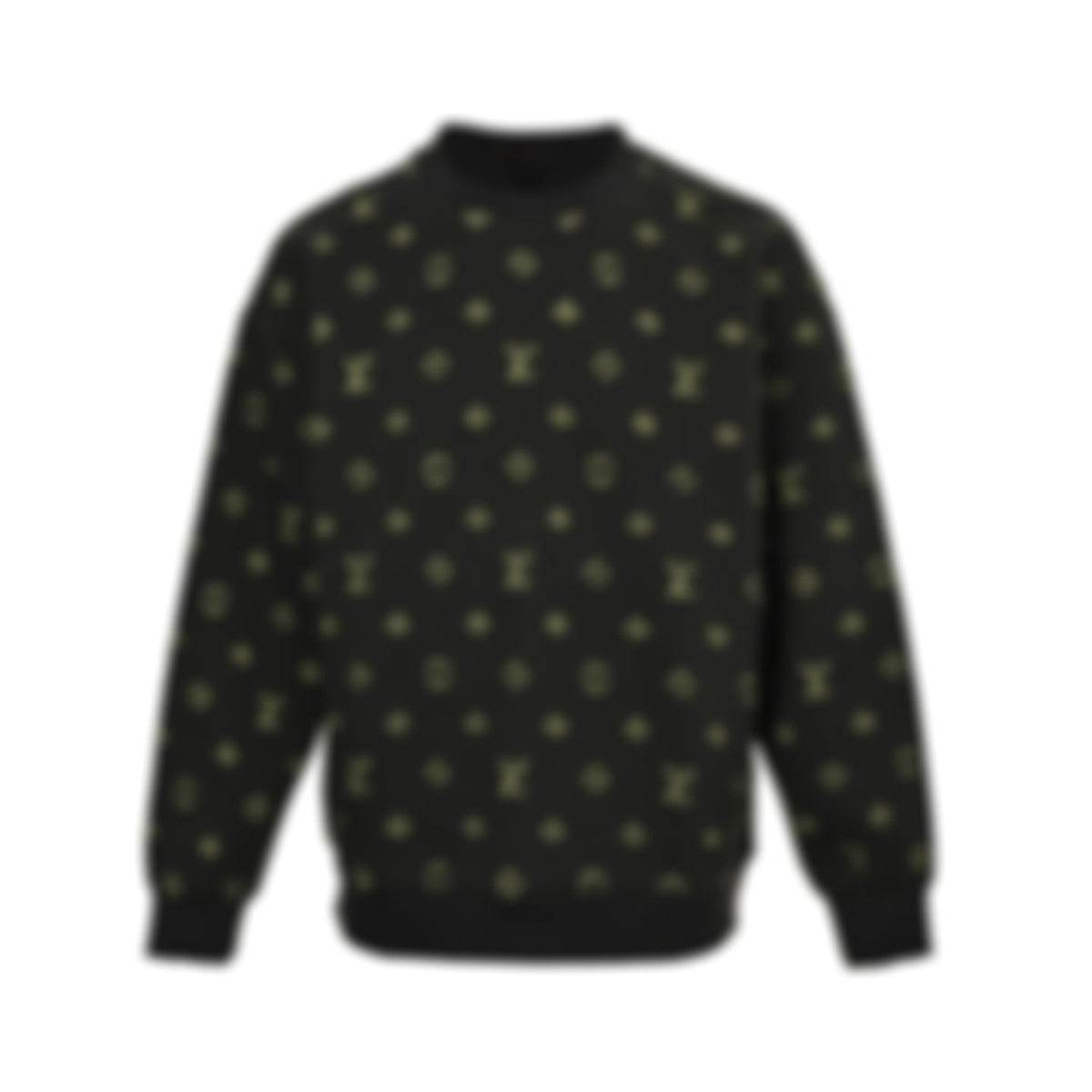 Textured Monogram Crewneck Sweatshirt