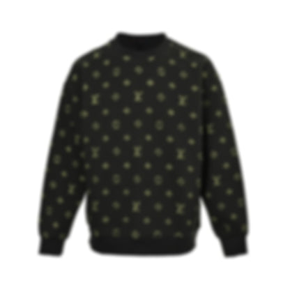 Textured Monogram Crewneck Sweatshirt