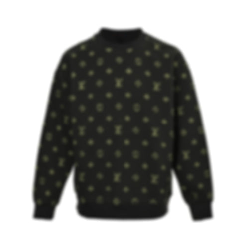 Textured Monogram Crewneck Sweatshirt