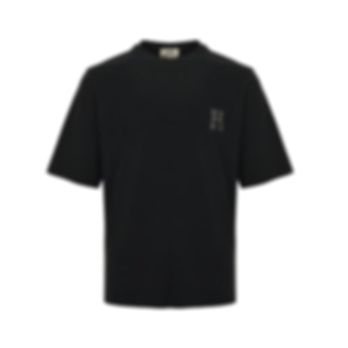 Lambskin Horse Cutout H Logo T-Shirt