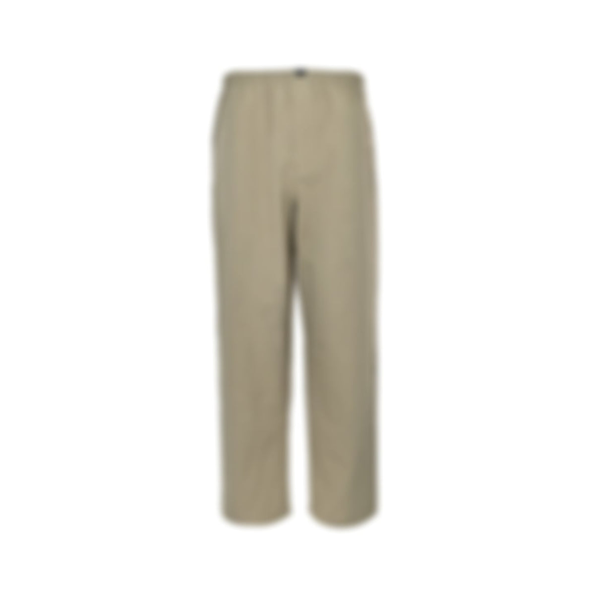 Cotton Twill Elasticated Trousers - Beige