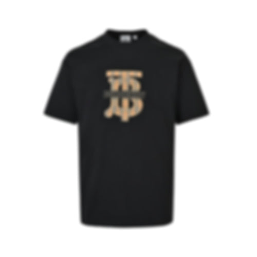 Vintage Check TB Monogram T-Shirt | Black