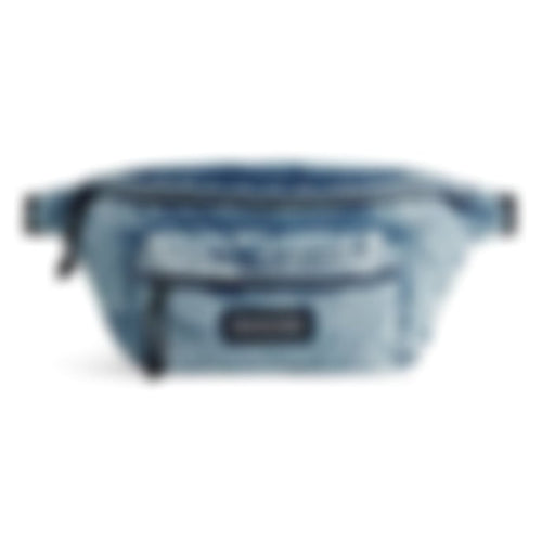 Padded Denim Belt Bag