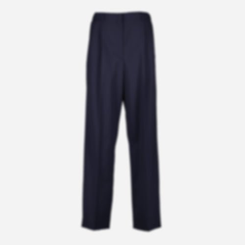 Navy Wool Trousers
