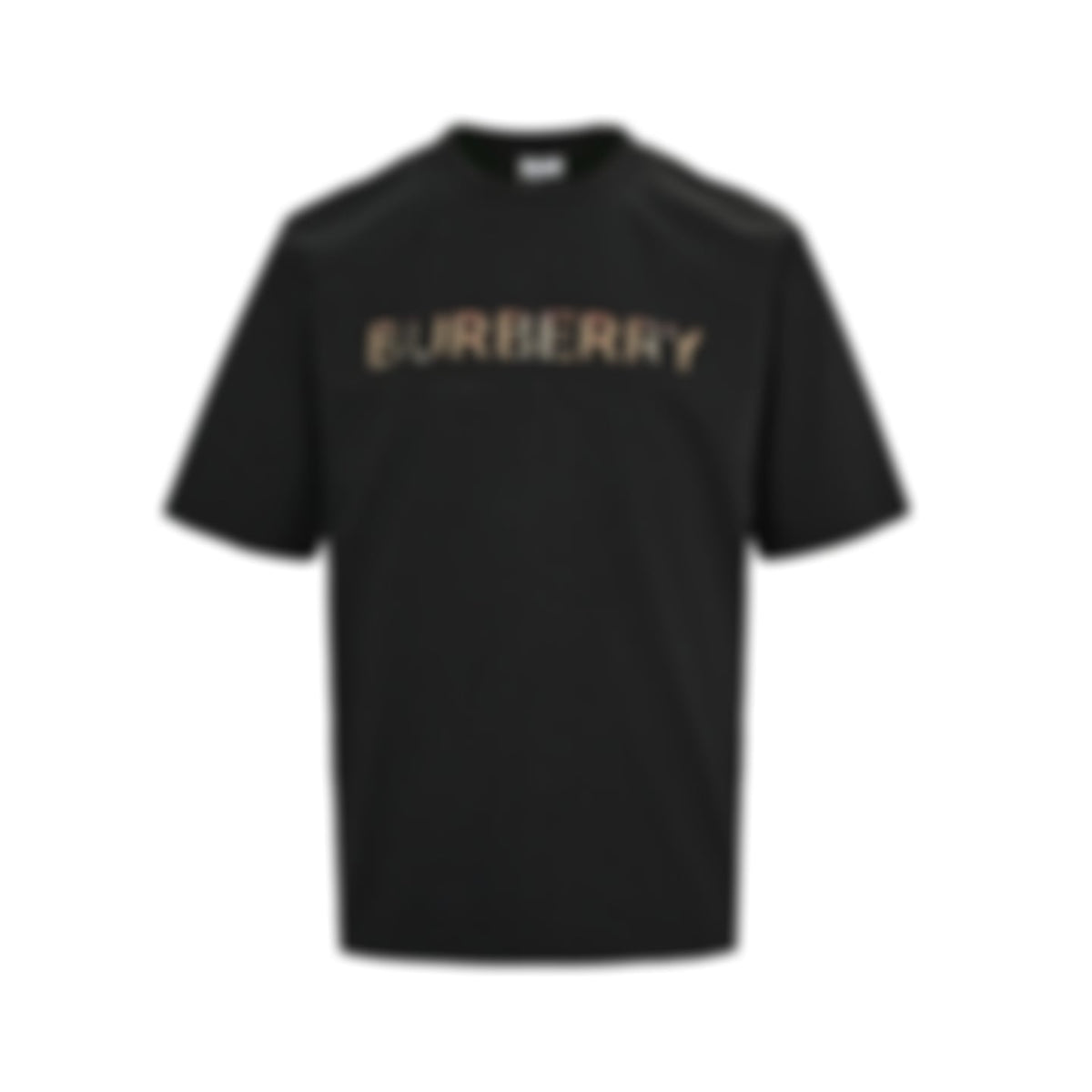 House Check Logo Tee | Black