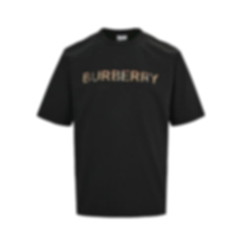House Check Logo Tee | Black