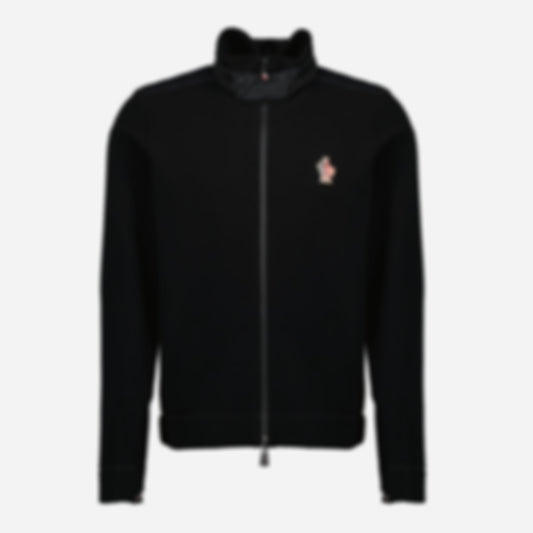Black Fleece Zip-Up Sweatshirt