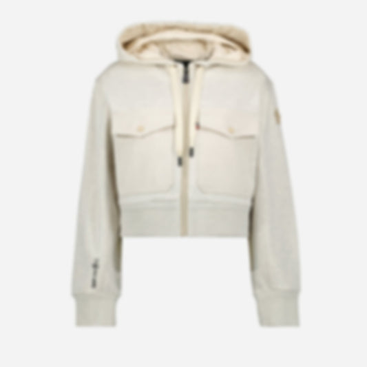 Zipped Cotton Sweatshirt