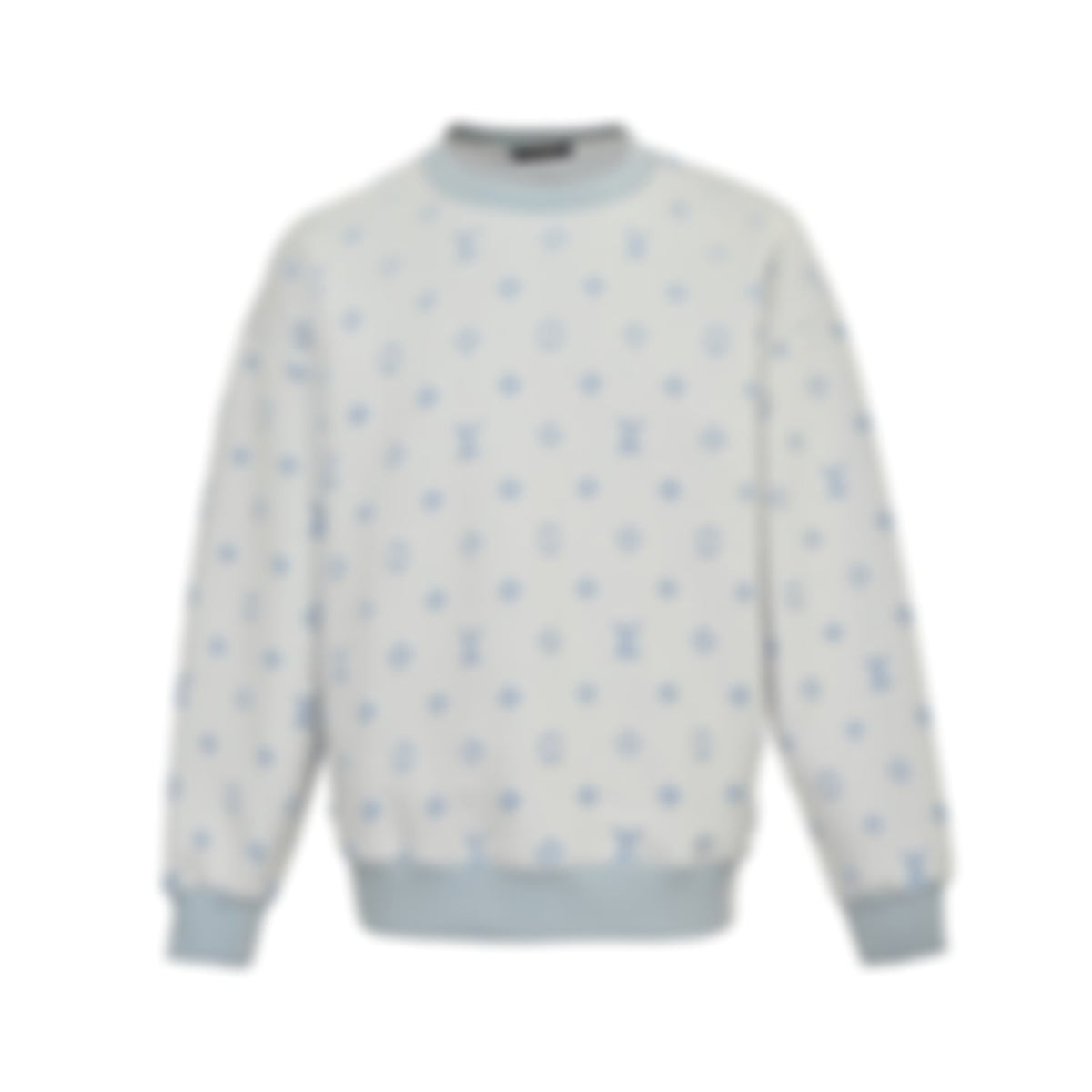 Textured Monogram Crewneck Sweatshirt