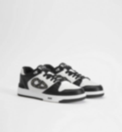 B57 Low-Top Sneakers | Black & White