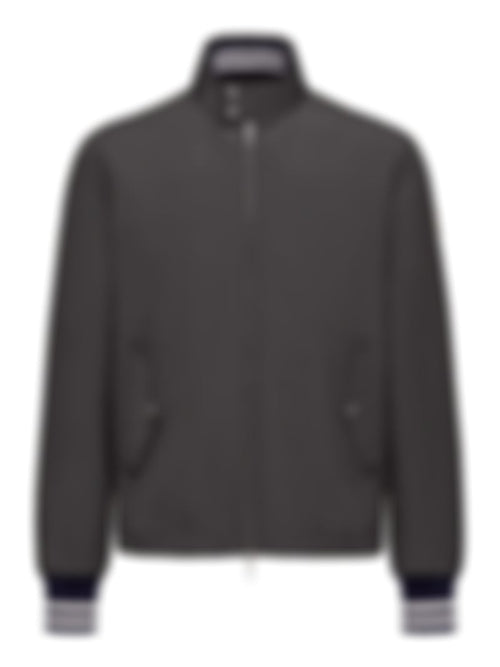 Reversible Padded Bomber Jacket | Dark Grey & Navy