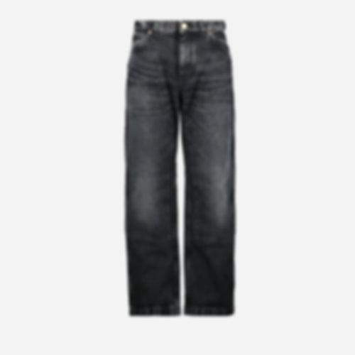 Gray Cargo Jeans