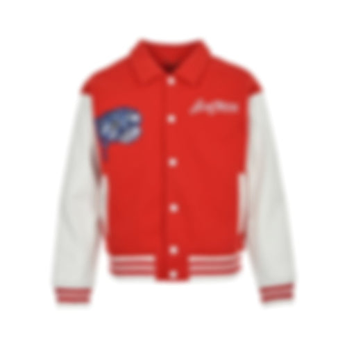 x Yayoi Kusama floral-embroidery jacket