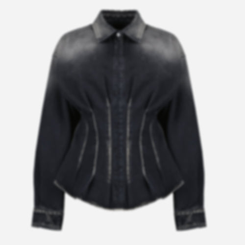 Black Denim Shirt