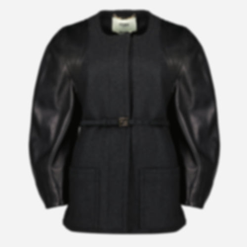 Wool and Leather Jacket