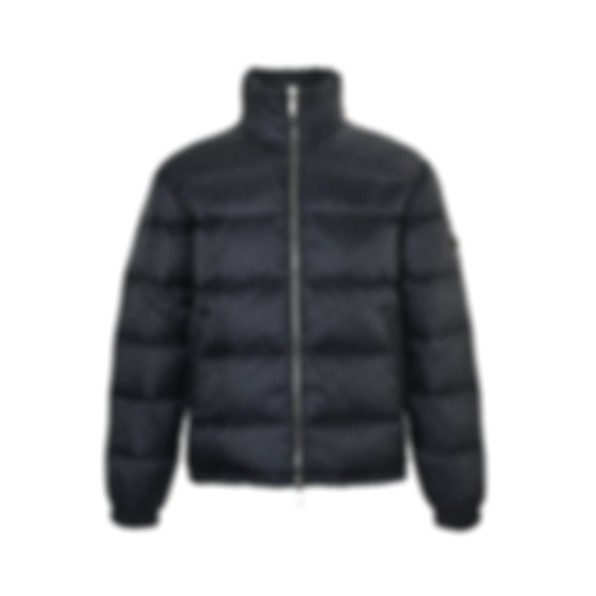 Oblique Tonal Jacquard Puffer