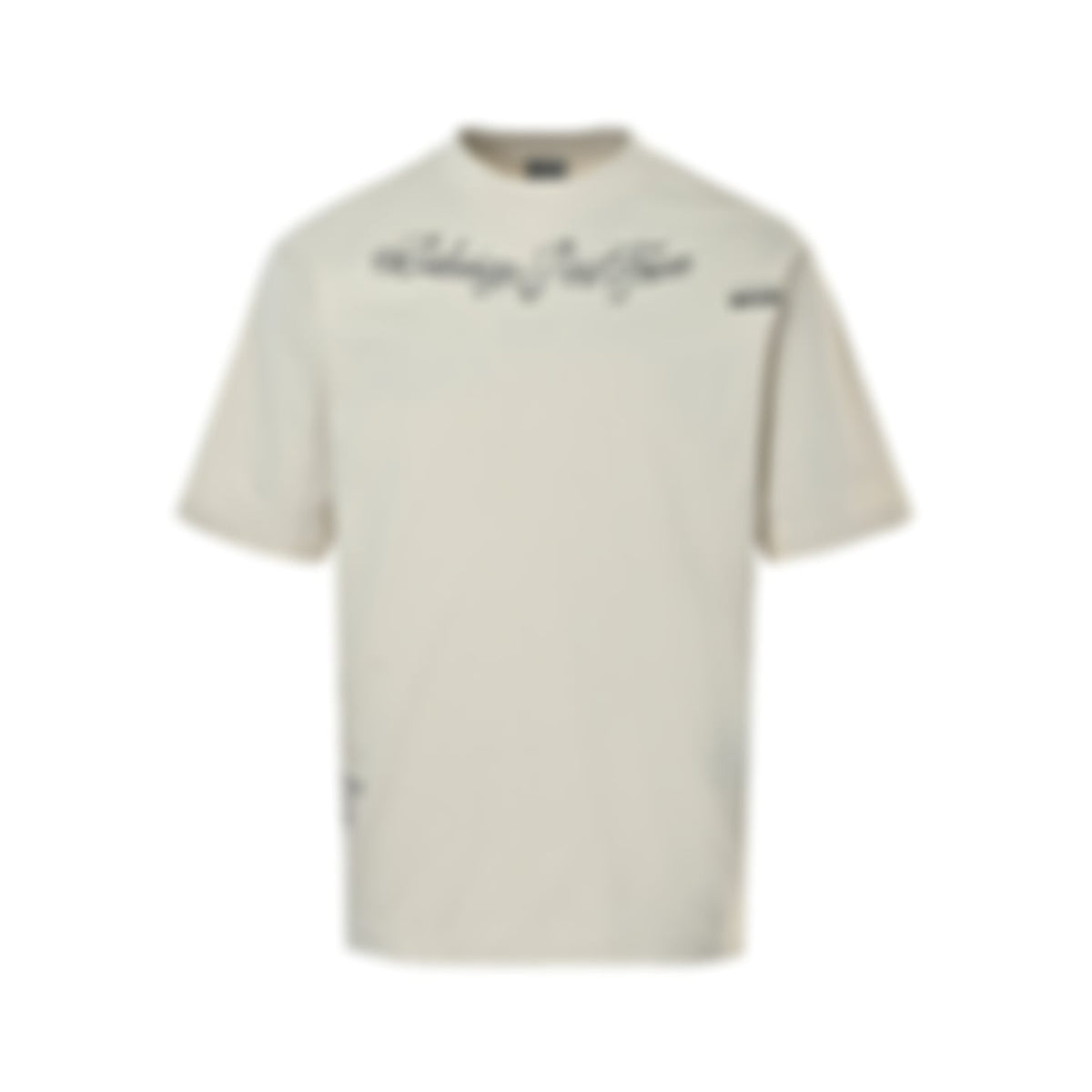 Graphic Script T-Shirt - Light Beige